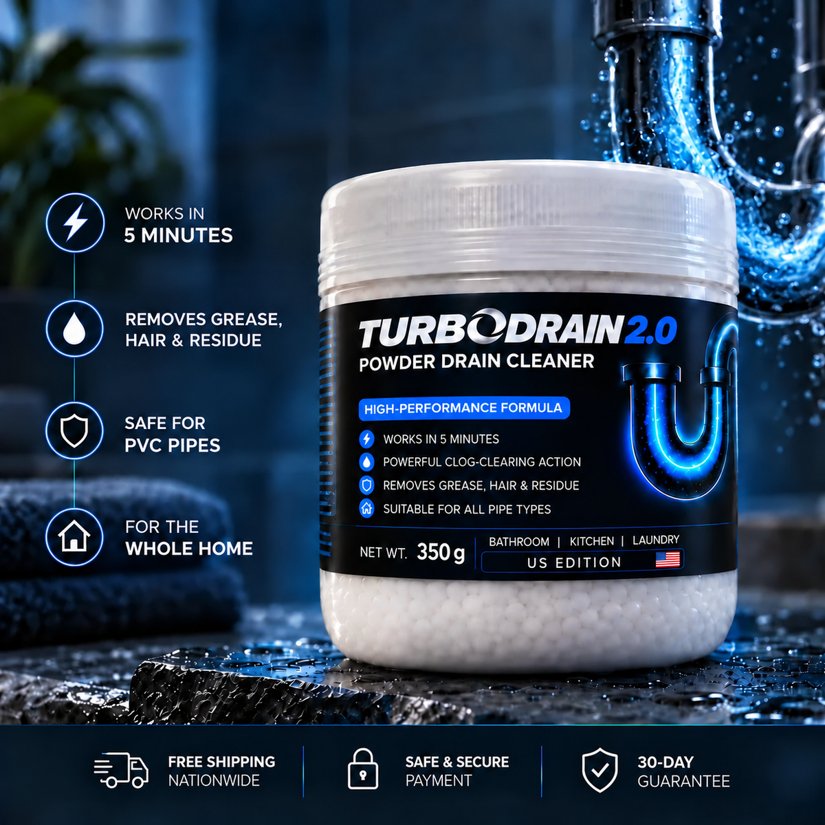 TurboDrain US edition — product image 1
